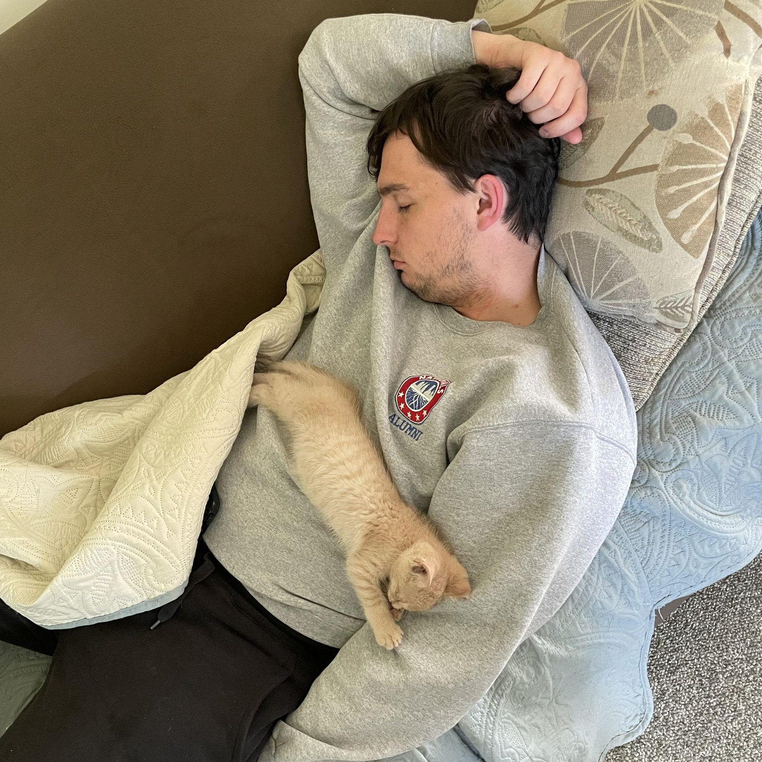 Adopted our second cat, Lionel (full cat dad now)