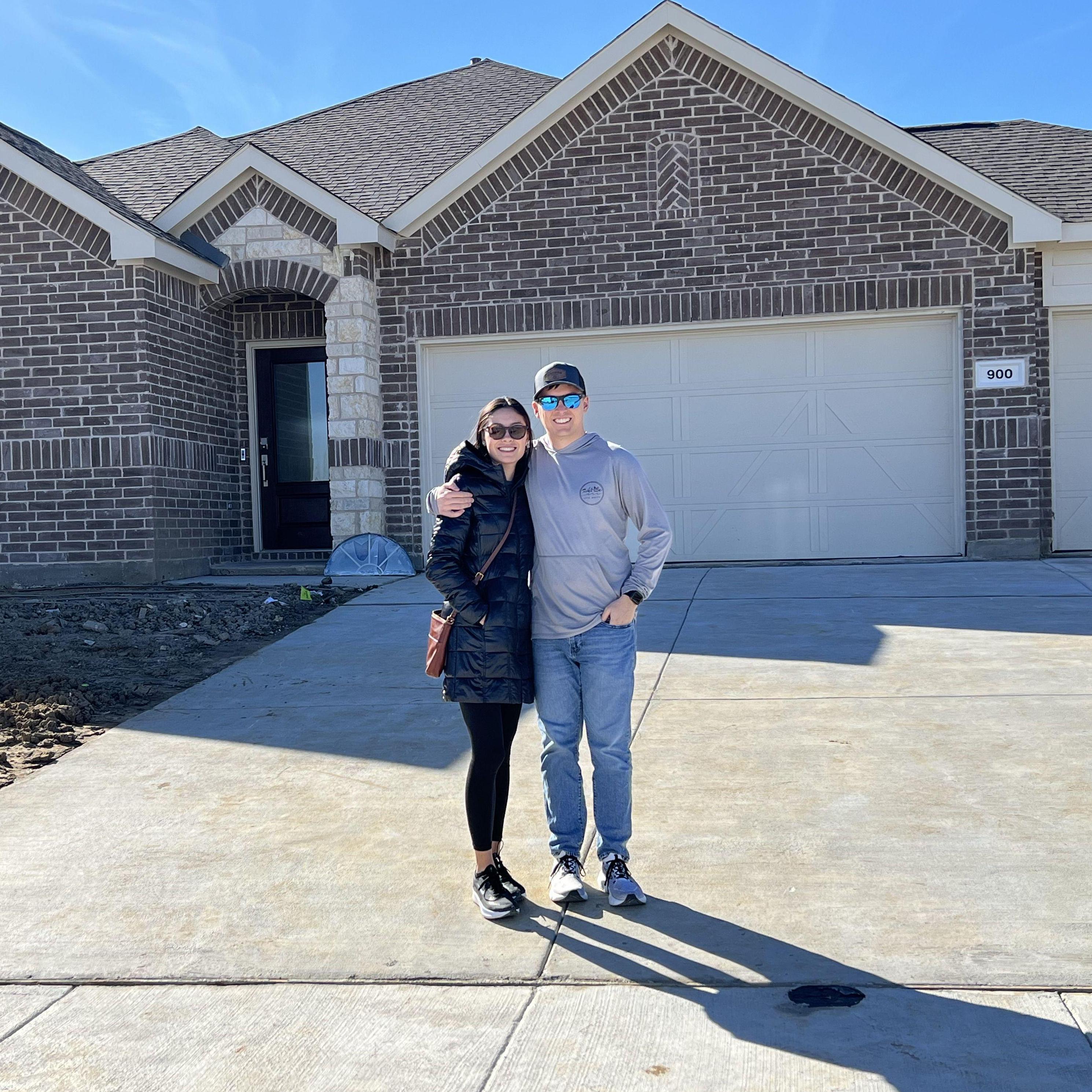Feb 2023 - Drew and Jessie took a big step and purchased a house together!