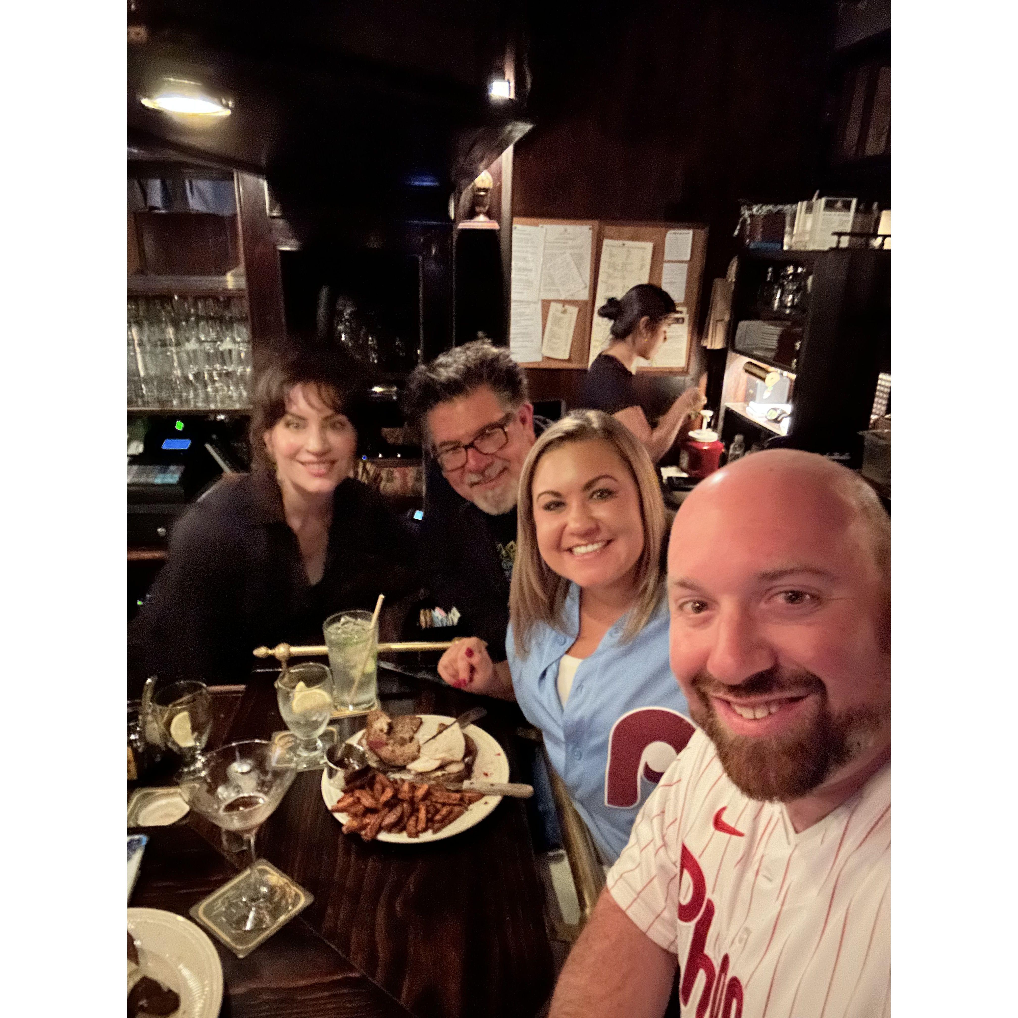 Maria and Jim visit us at the Tavern! October 2023