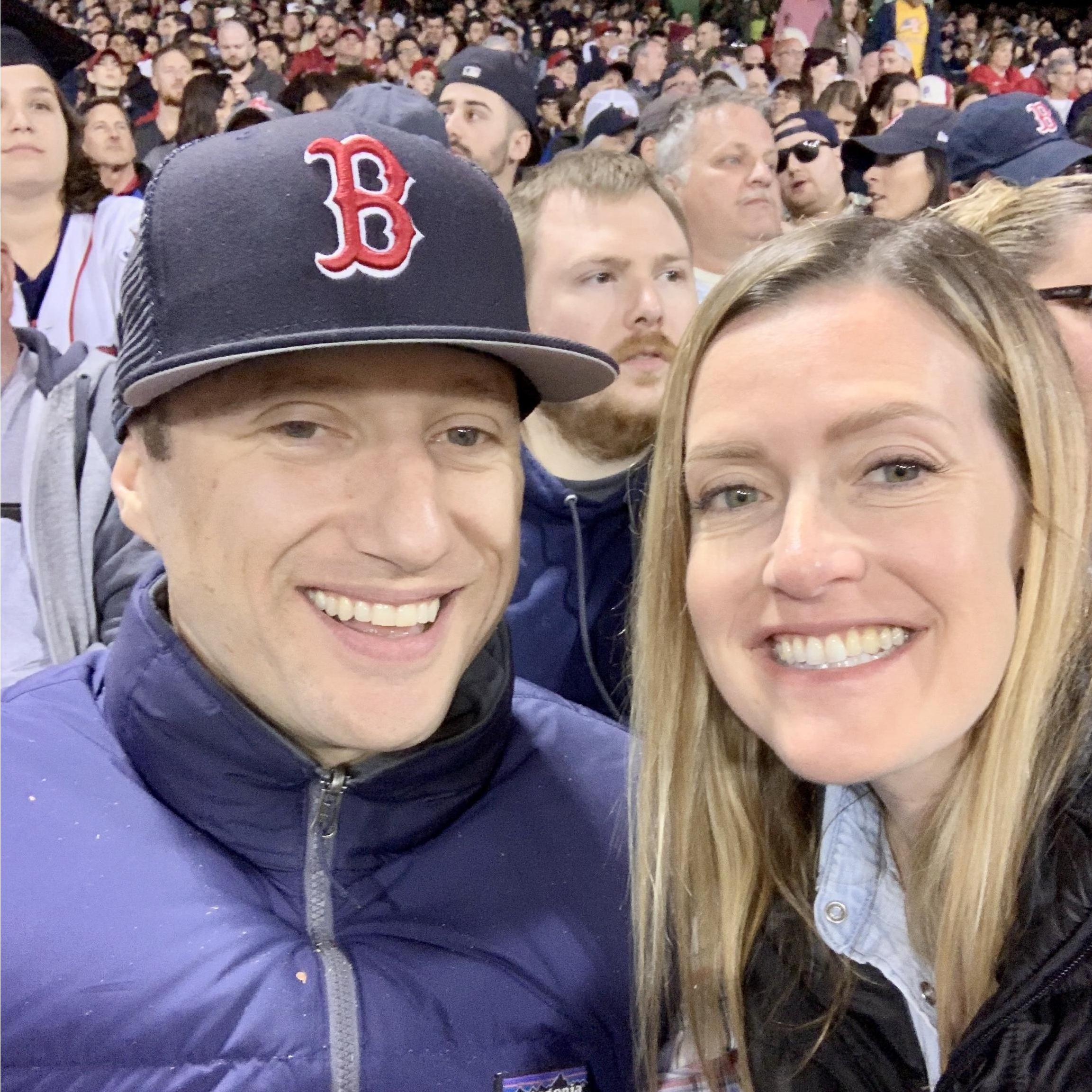 Our favorite Boston night at Fenway.