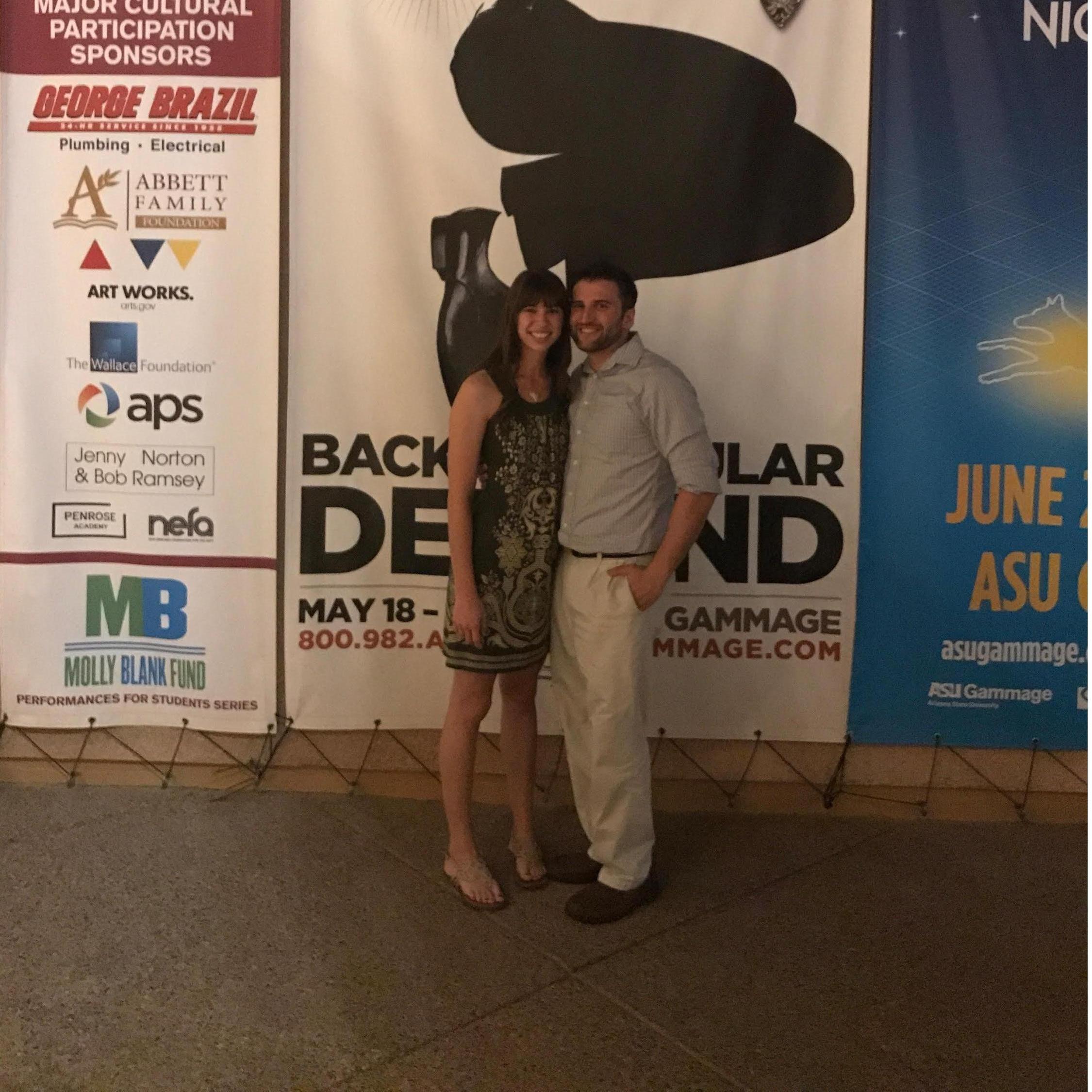 Griffin discovered Jeriann absolutely loves musicals, so after a few weeks of dating he took her to see one of her favorites - Book of Mormon.