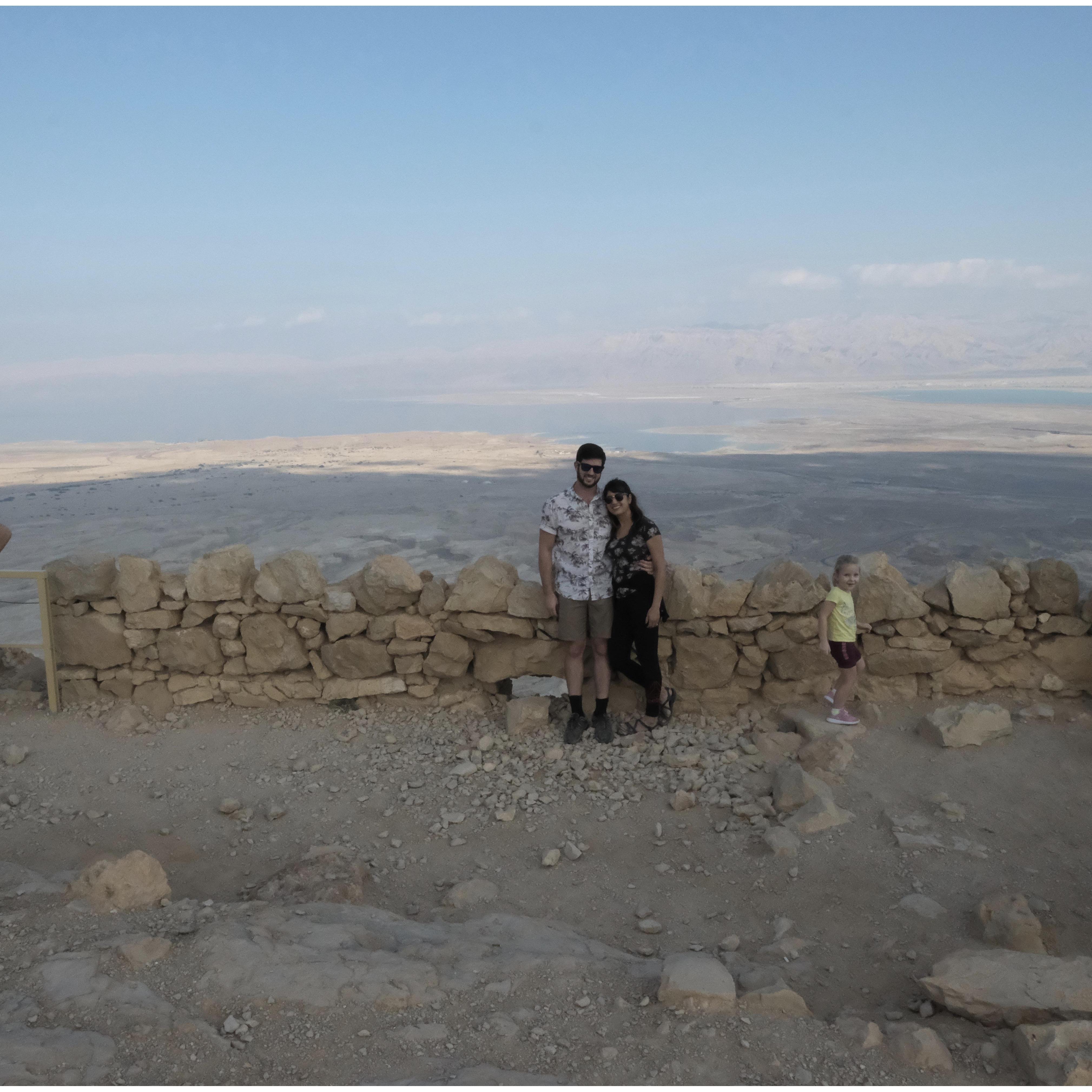 At Masada, Israel -- one of the most enlightening experiences of our lives