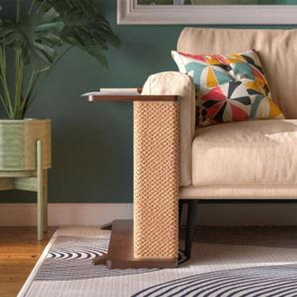 Cat-e-Corner Side Table (Black Walnut)