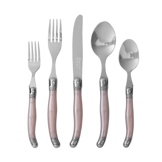 French Home Laguiole 20 Piece Stainless Steel Flatware Set, Service for 4