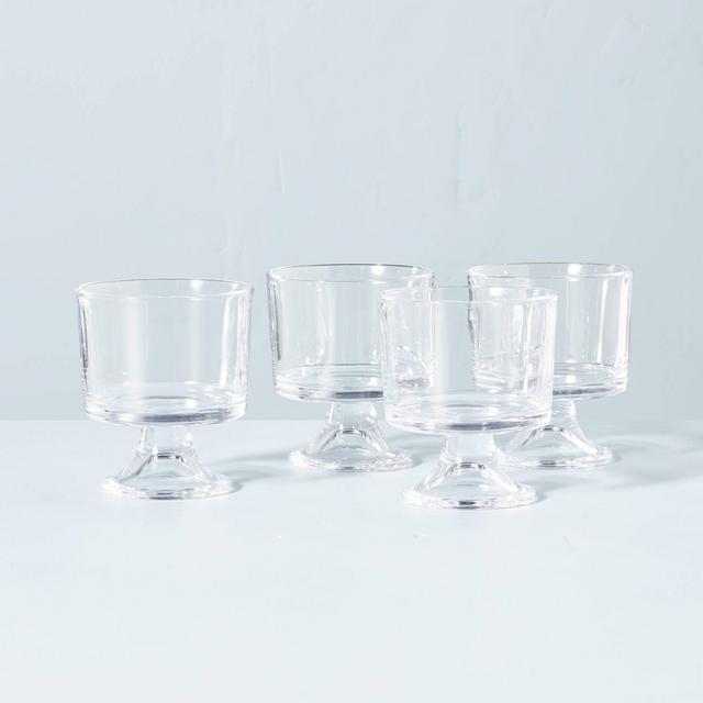 4pk Glass Parfait Cup Set - Hearth & Hand™ with Magnolia