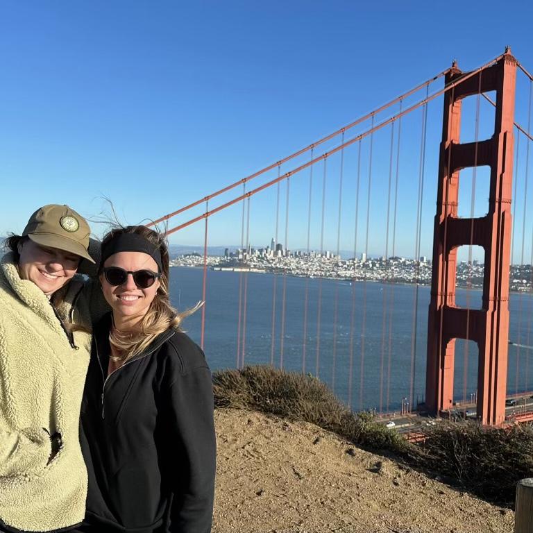 Feeling windswept at an overlook for the Golden Gate Bridge in San Francisco, CA! (October 2022)