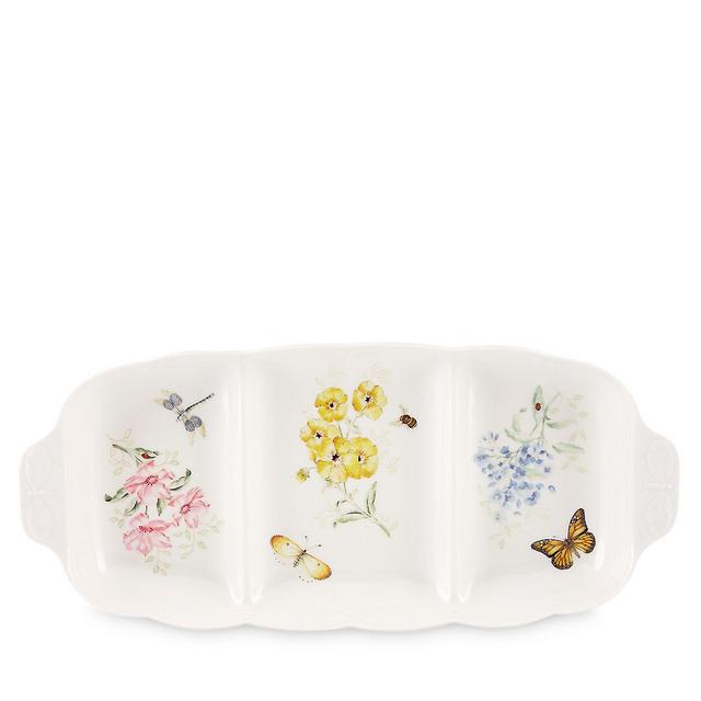 Lenox Butterfly Meadow 3 Compartment Divided Server