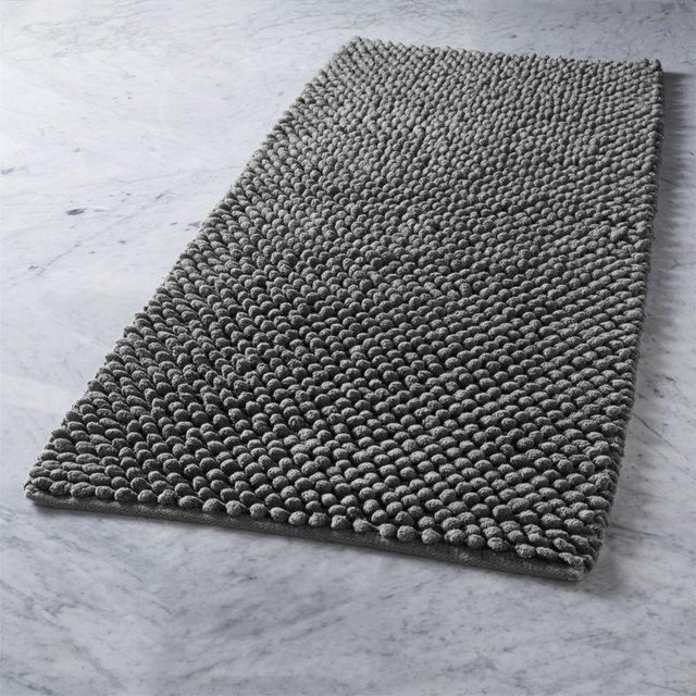 cirrus grey bath mat