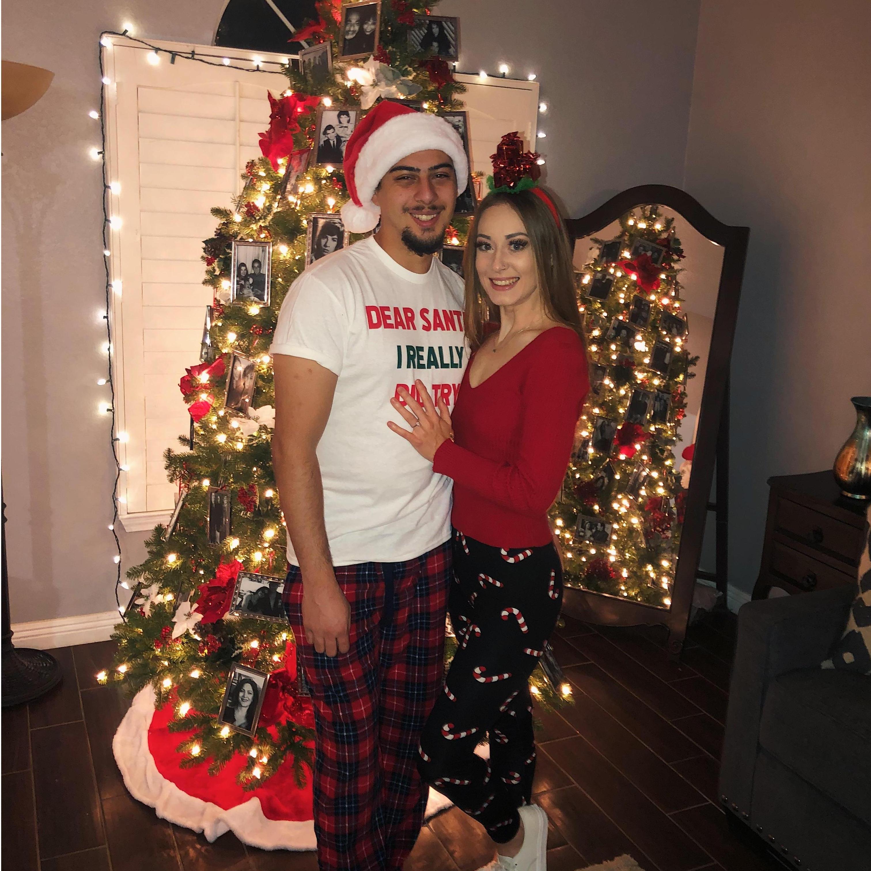 Our first Christmas engaged!!