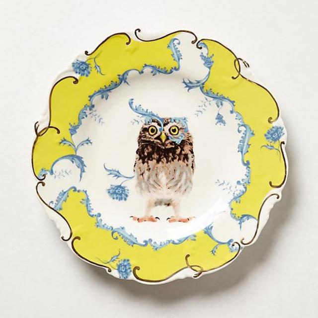 Nature Table Dessert Plate - Owl
