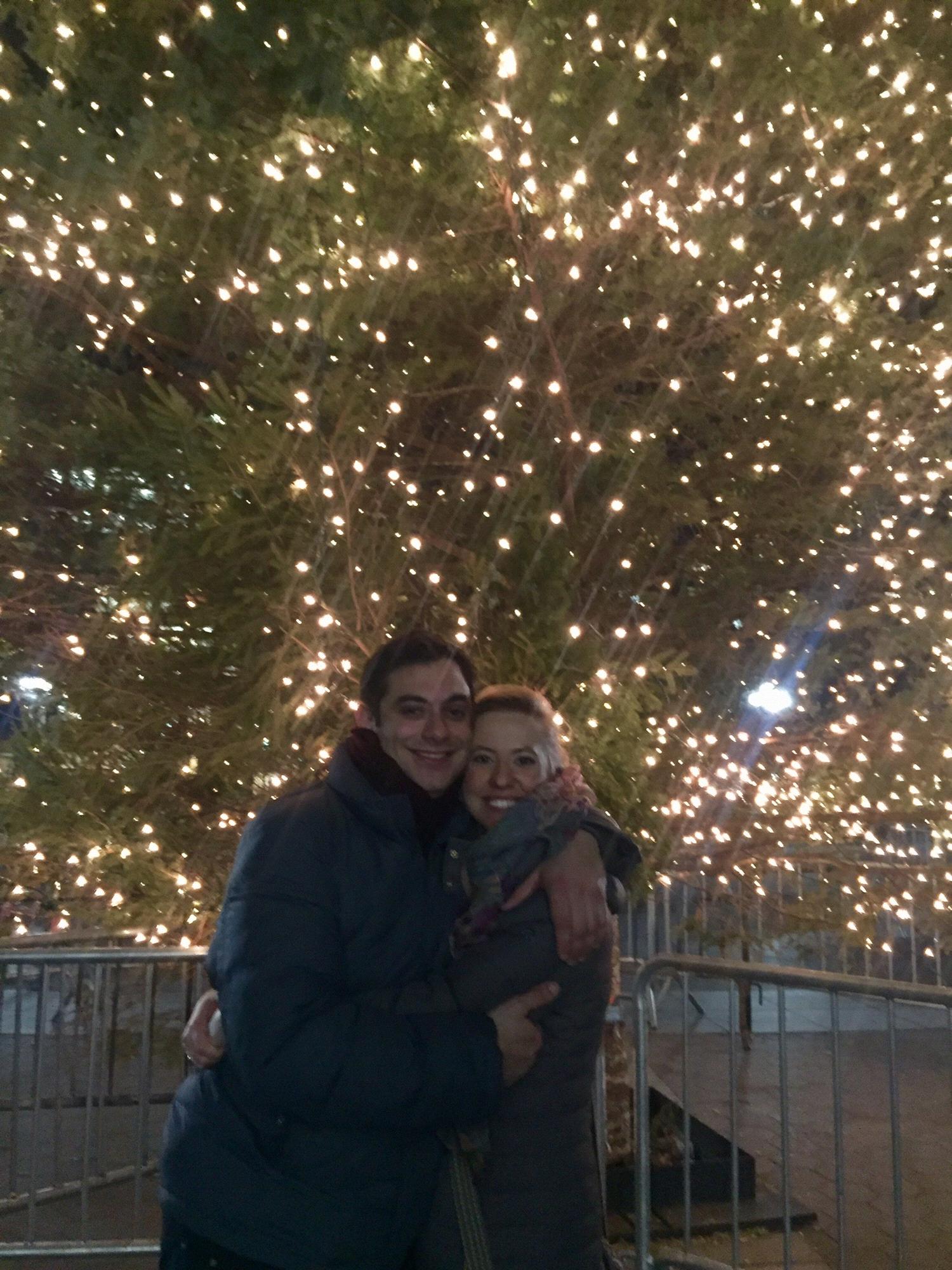 First Christmas. Rockefeller Center. 2017.