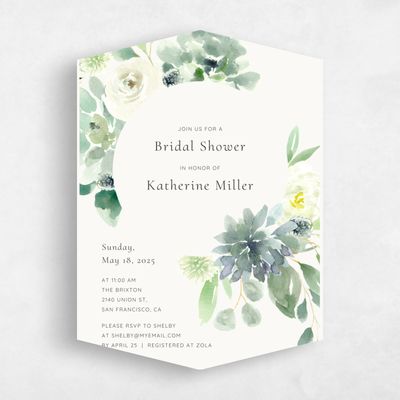 Green Diamond Wedding Wedding Shower Invitation - Cricket Corner