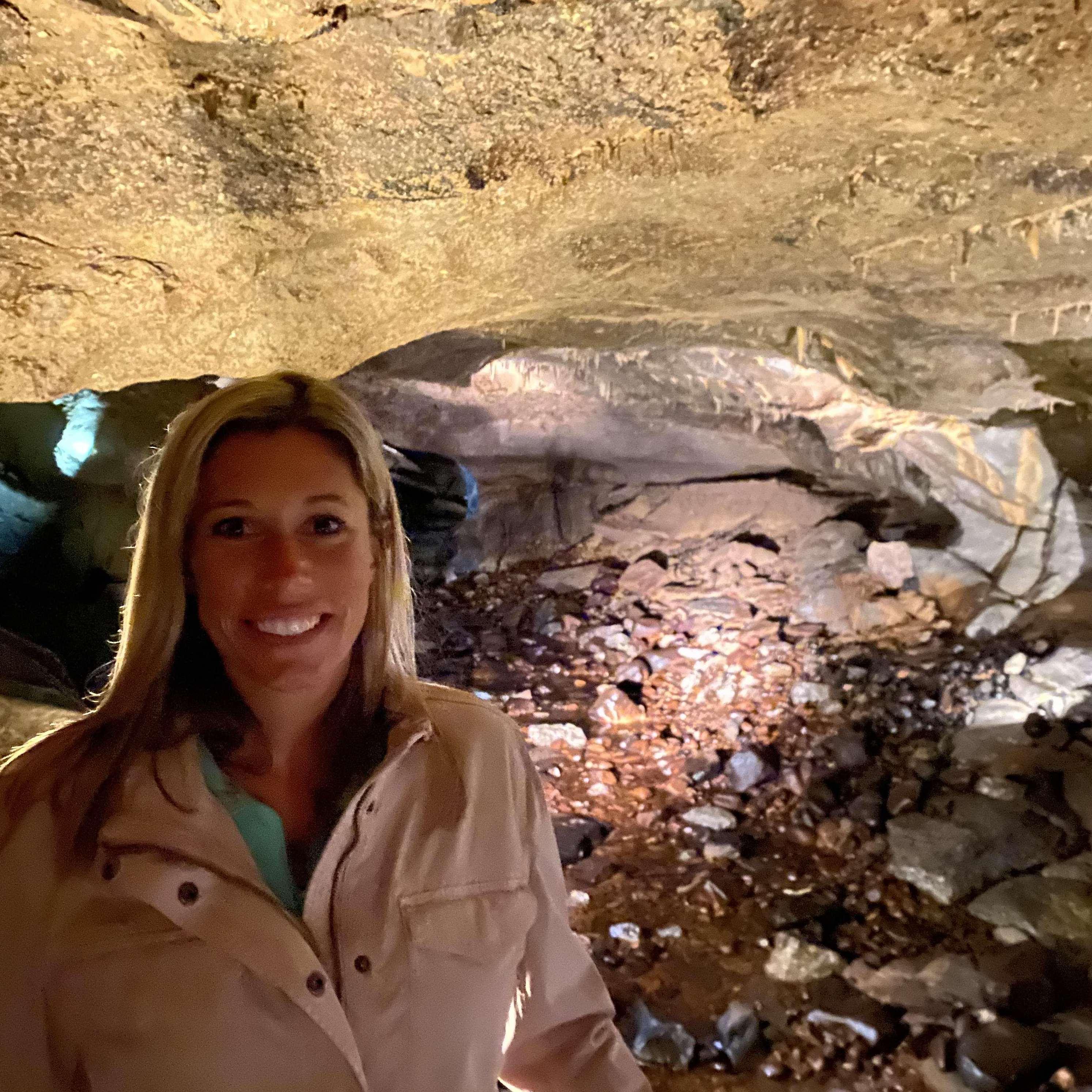 in a cave!! Northern Ireland
