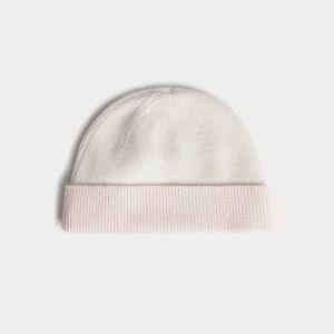 Bonpoint Darbo beanie in milk white wool and cotton