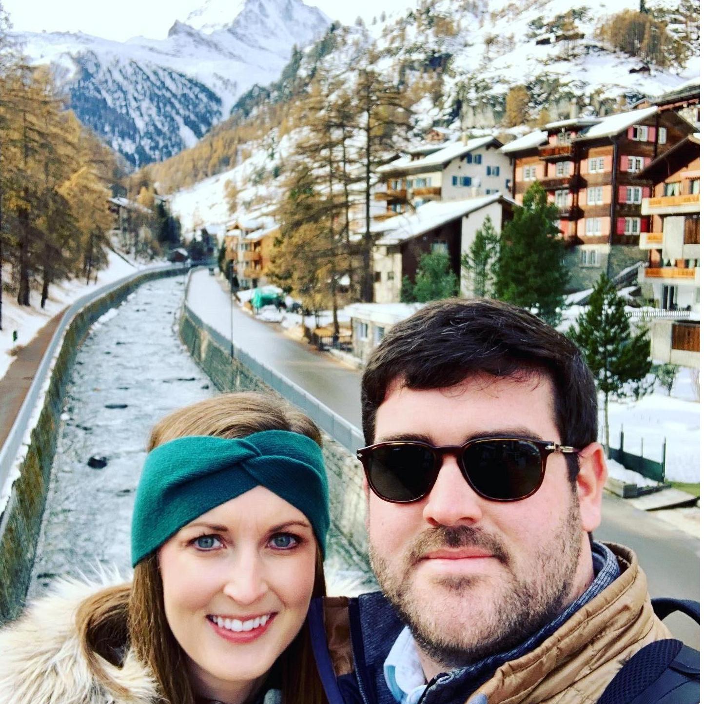 Zermatt, Switzerland near our 1st anniversary.