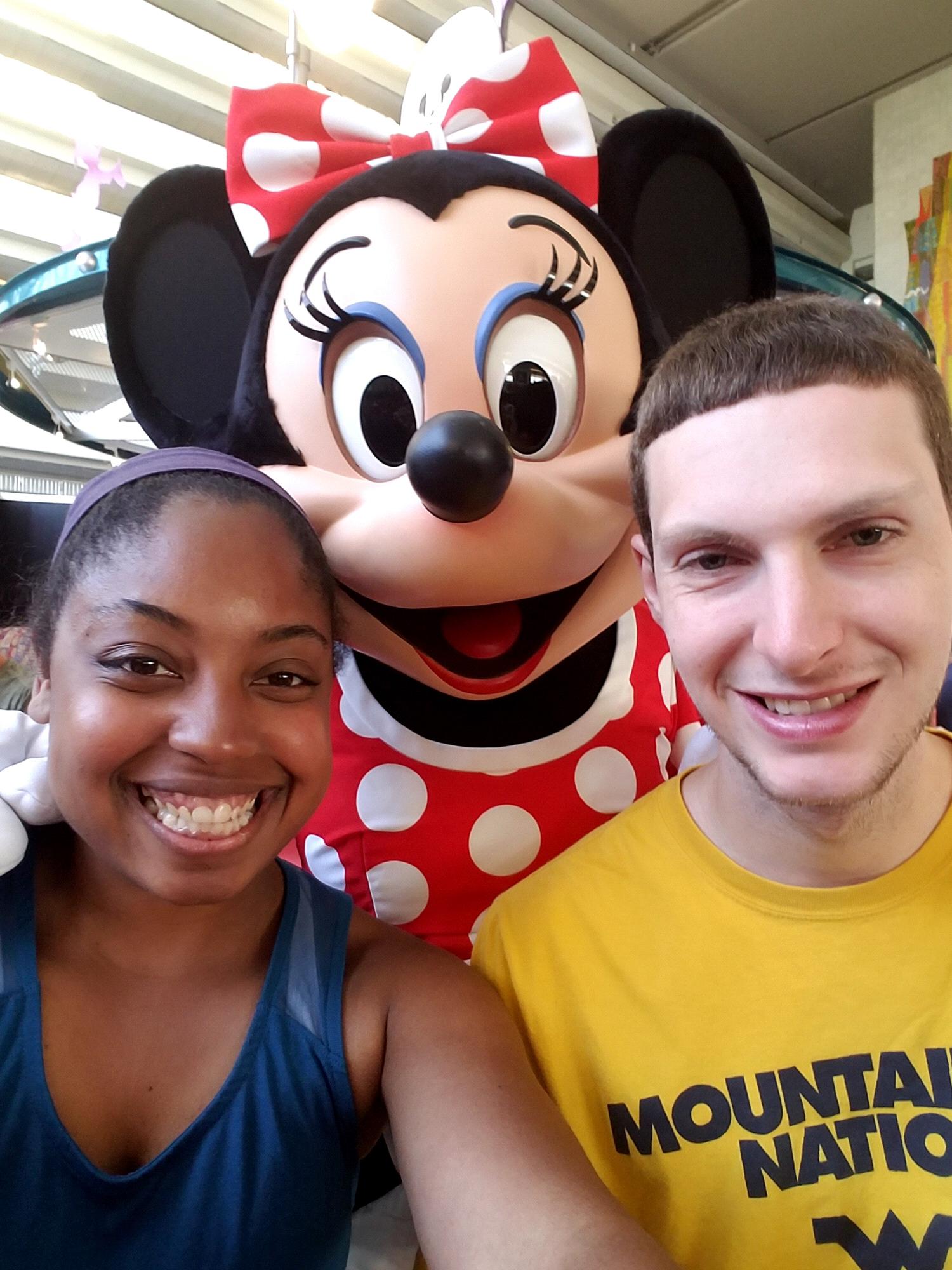 Stephen putting up with Desireé’s Disney obsession