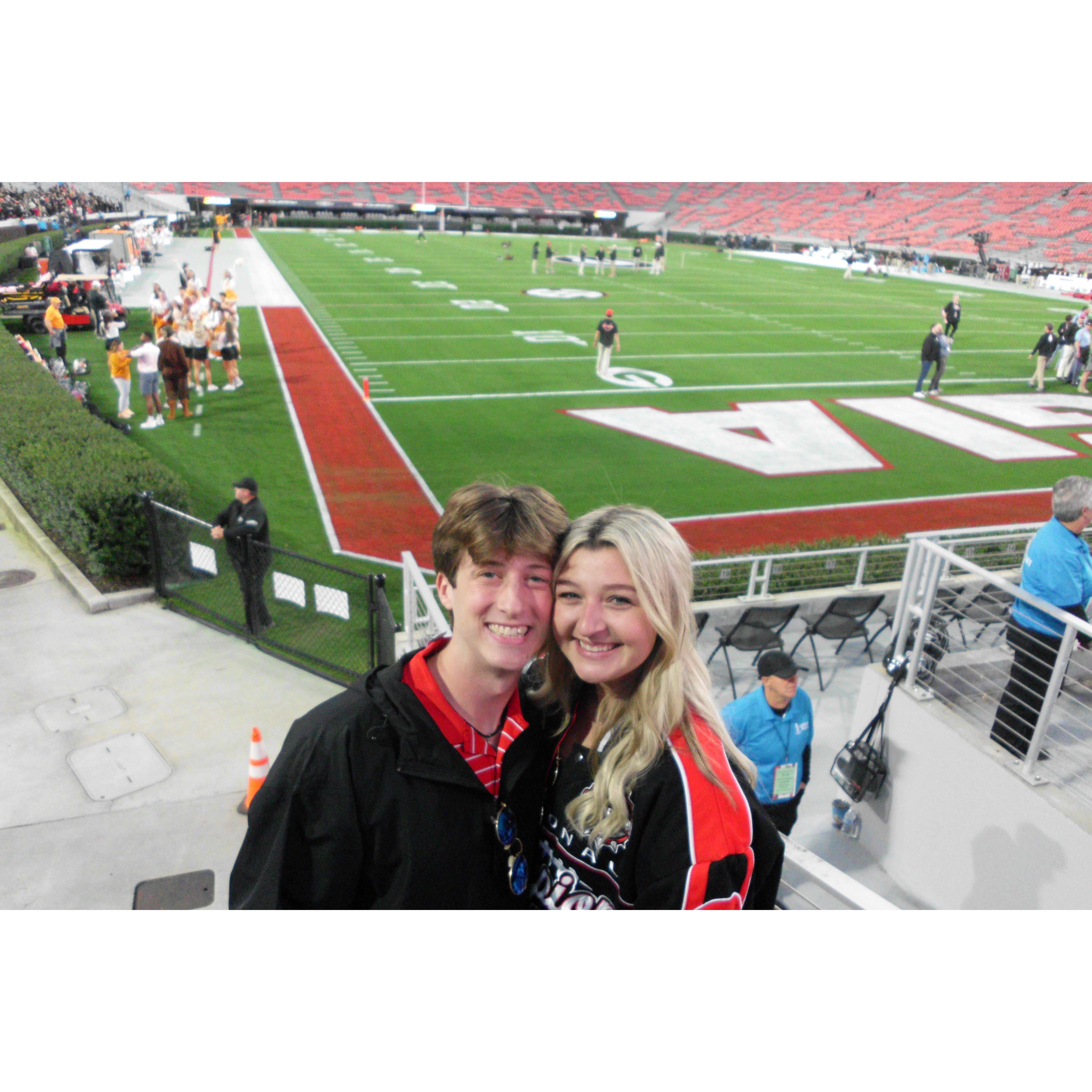 november 2024: last home game as students! to hell with tennessee