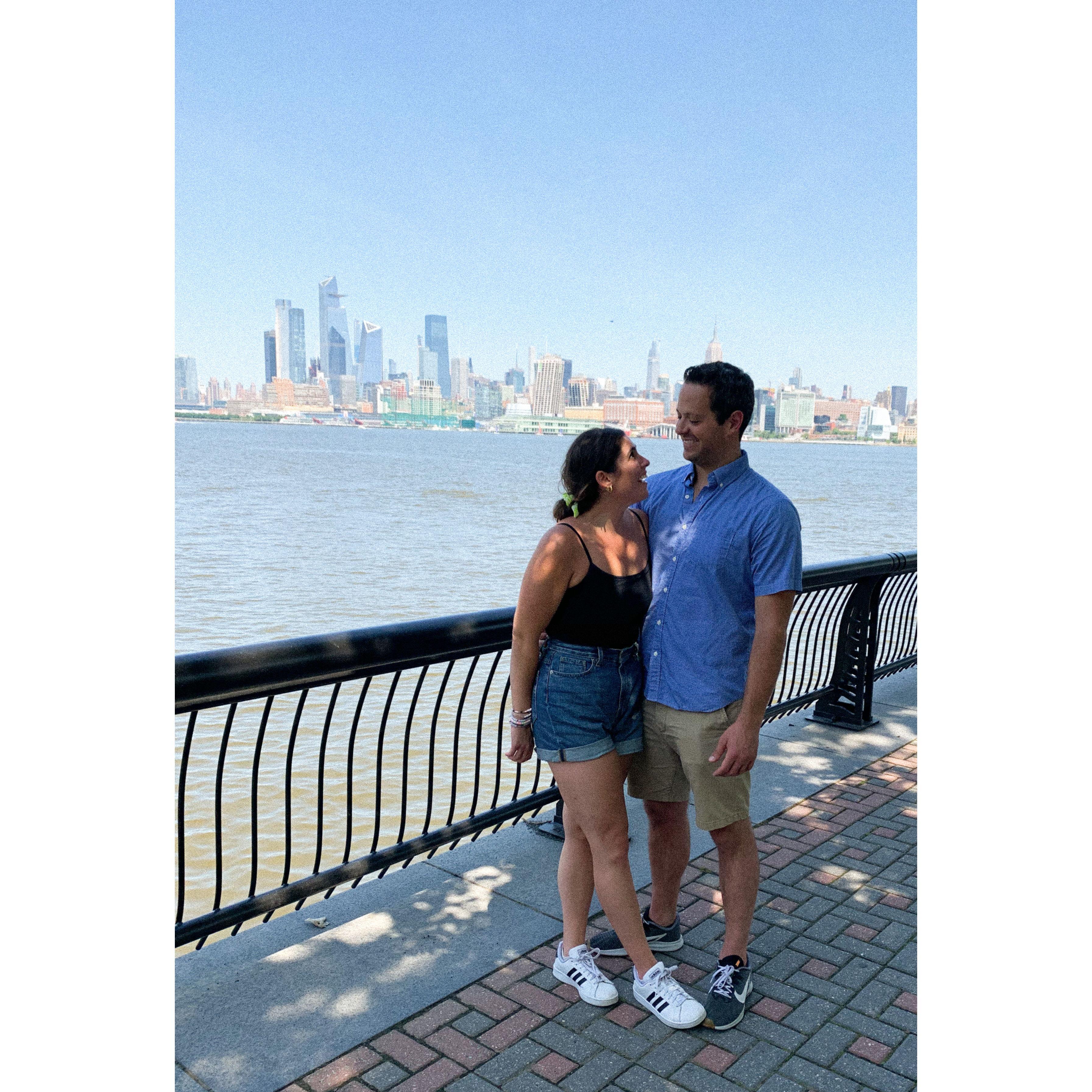 This was right after we started living together in JC!