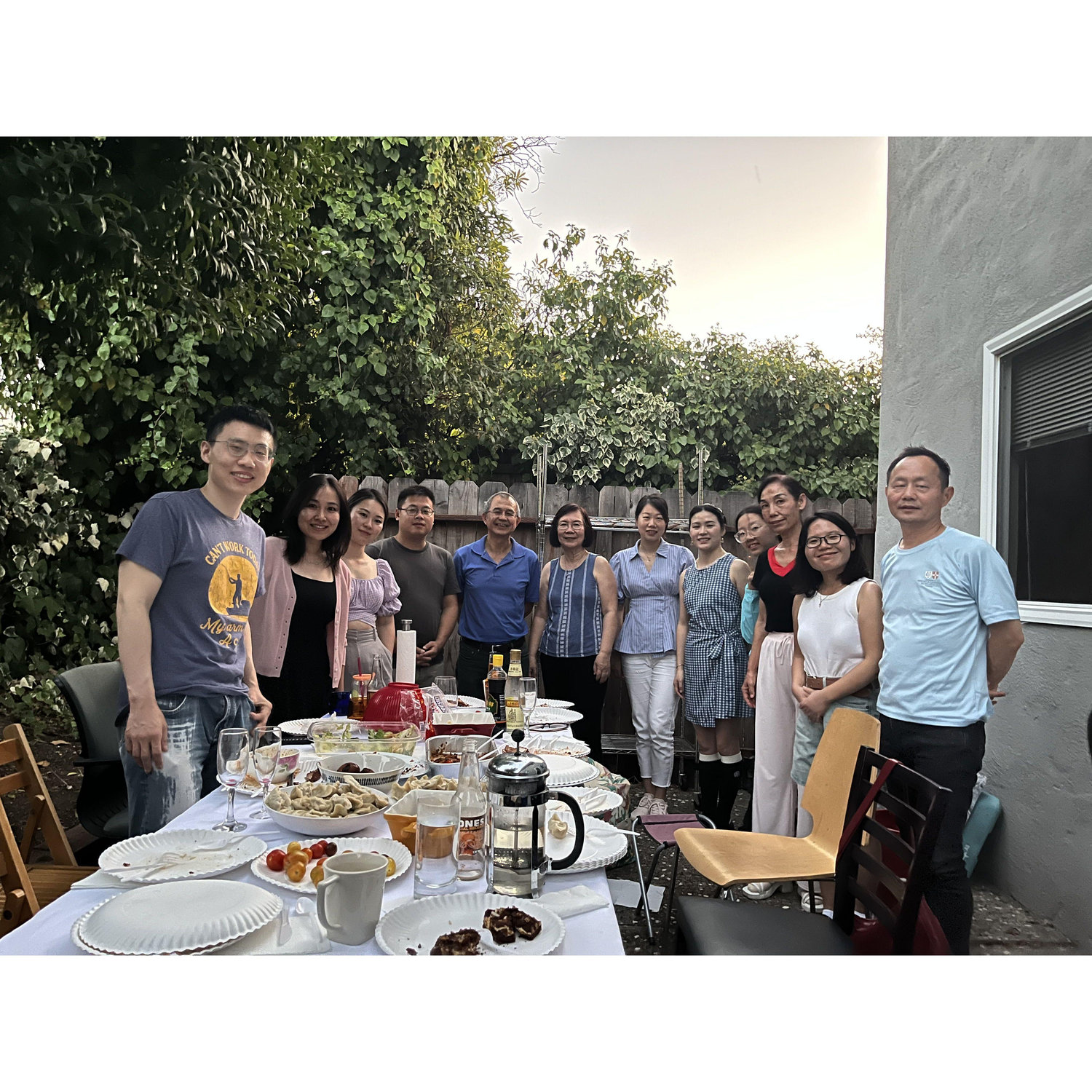 Hosted friends at our backyard!