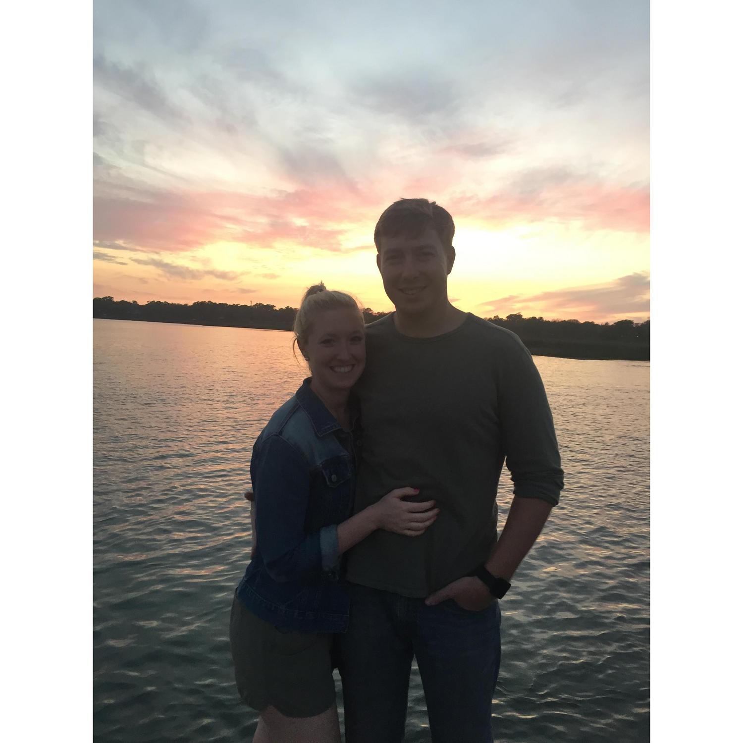 Our first weekend together in Beaufort, SC!