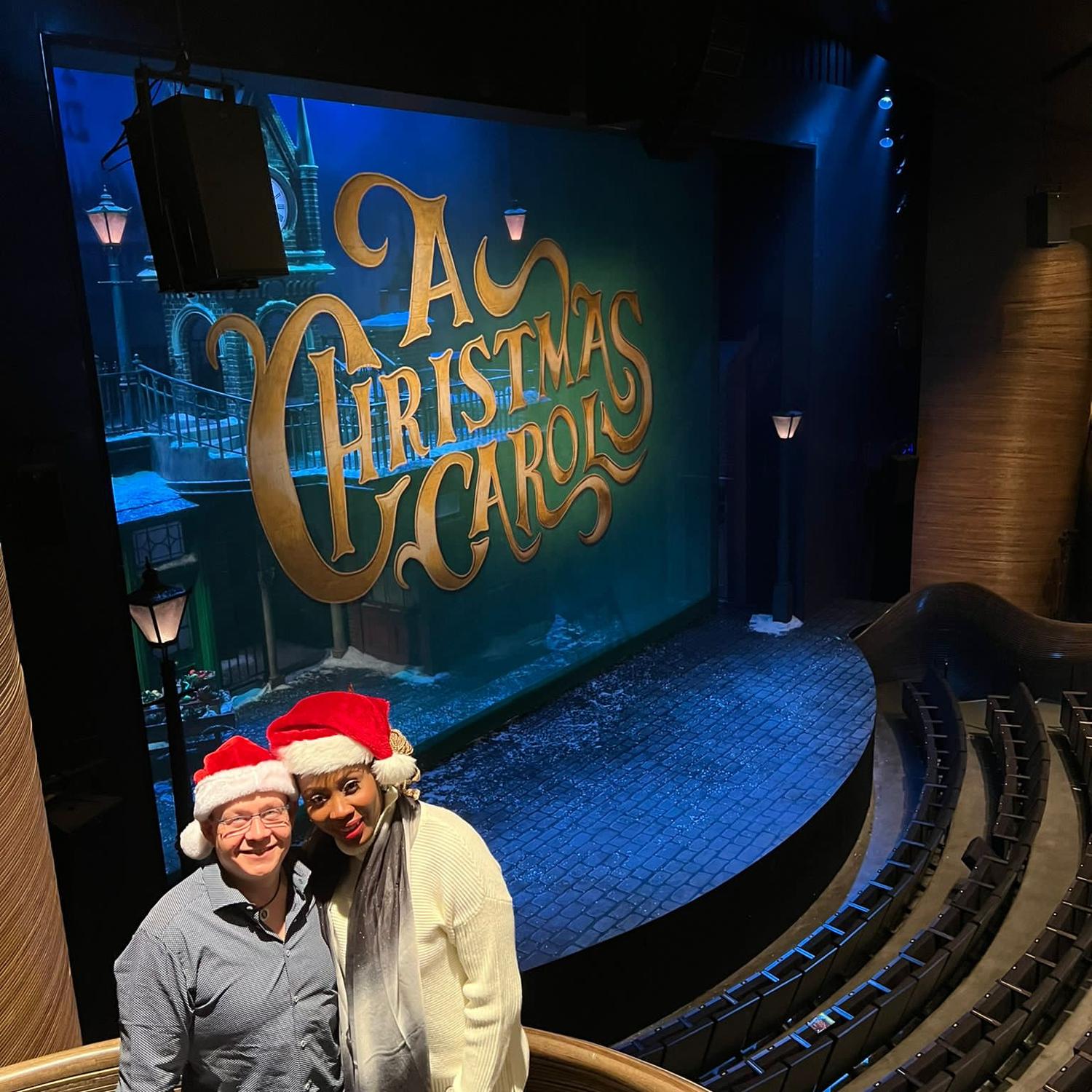 We went to watch the Play "A Christmas carol " at Alliance theatre Atlanta