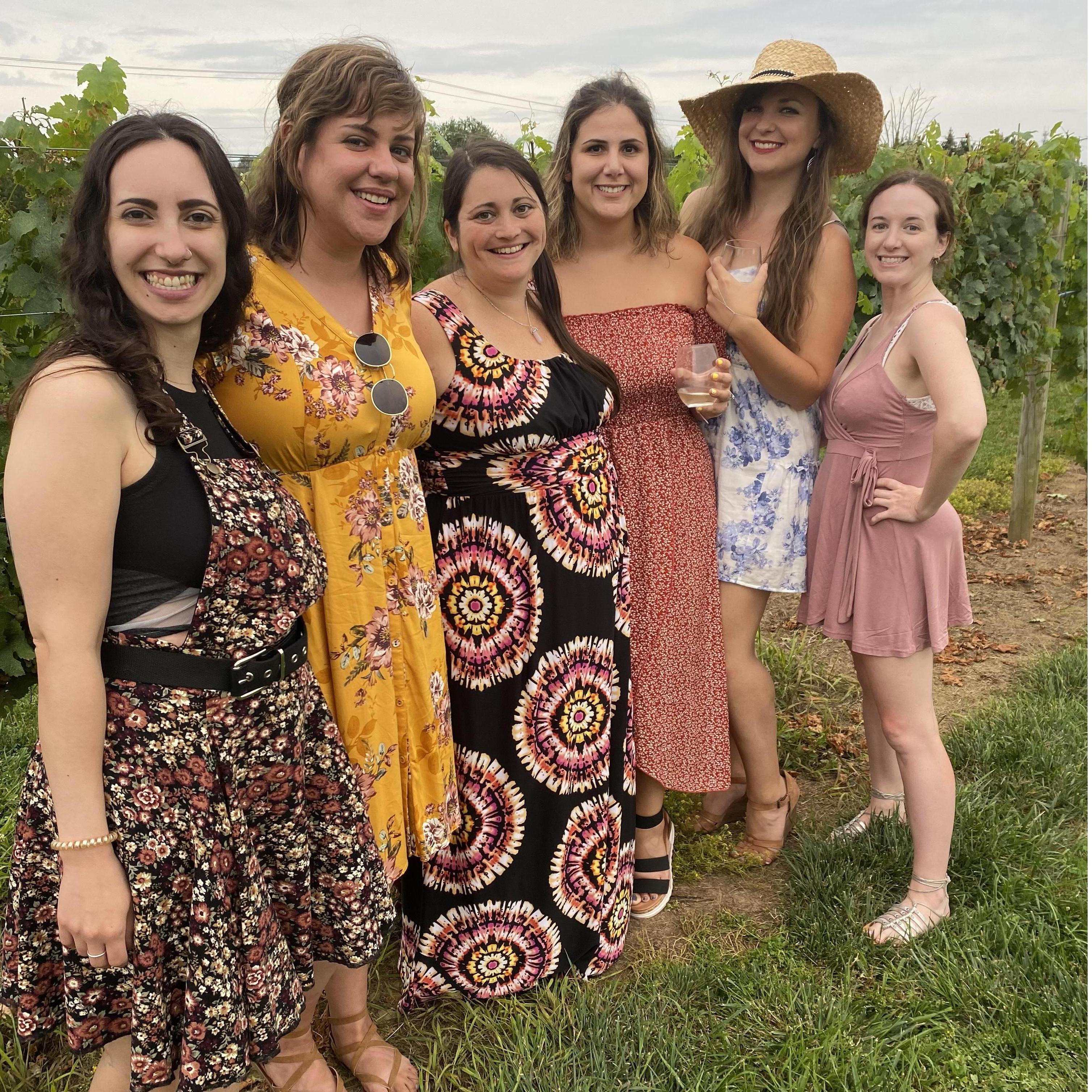 Bridesmaids (minus Kelly!)