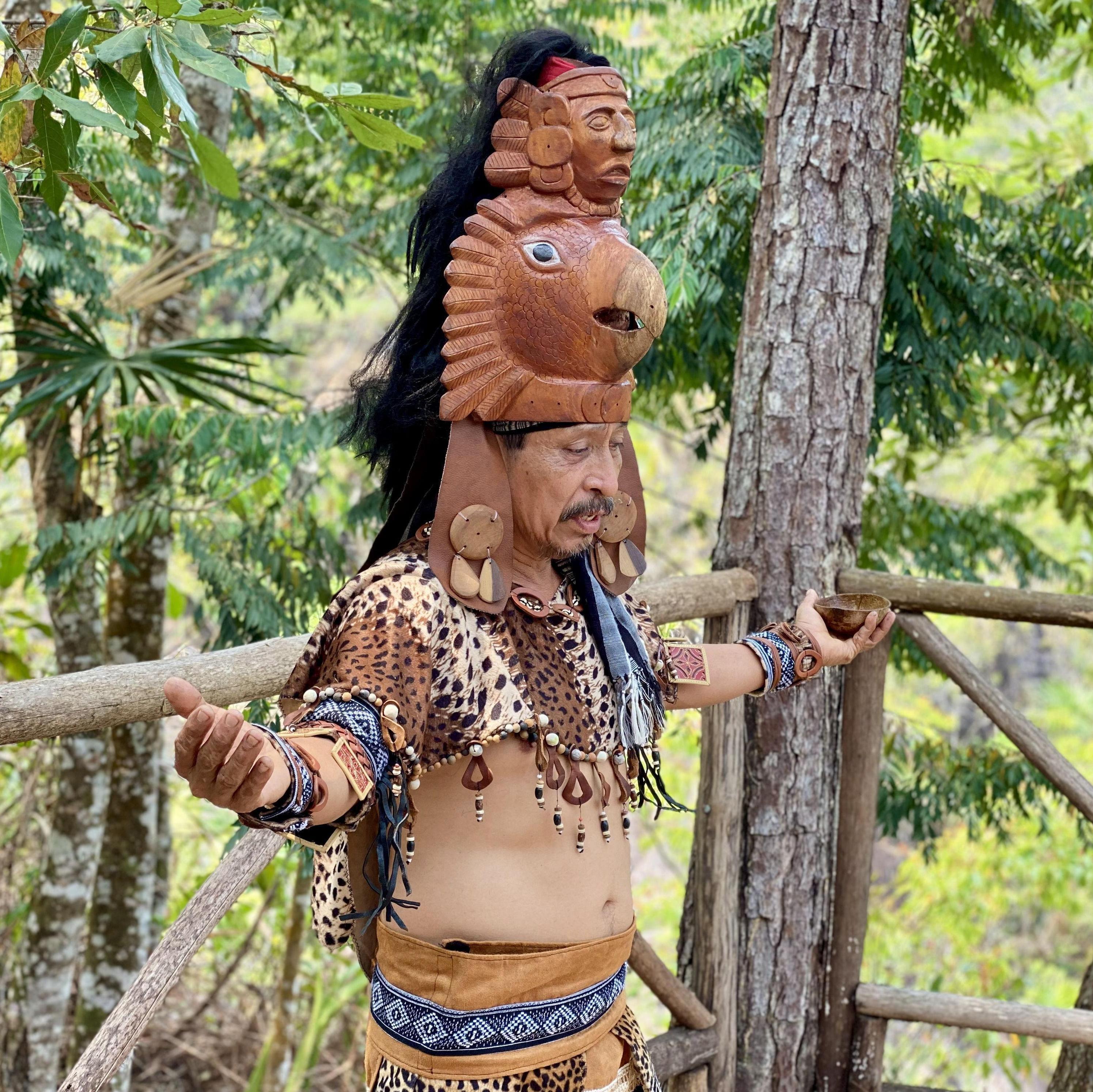 Our ceremony was led by a traditional Mayan H'men and incorporated the ceremonial traditions of his people.