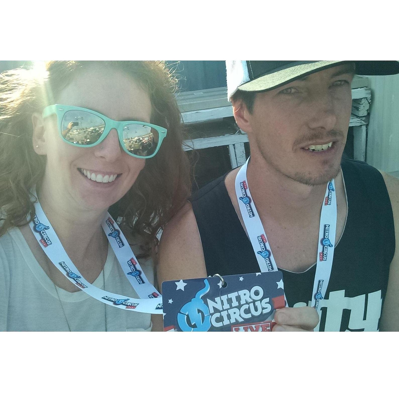 Nitro Circus! We tried going twice.. cancelled both times. Now we'll just have to see the real show in Vegas!