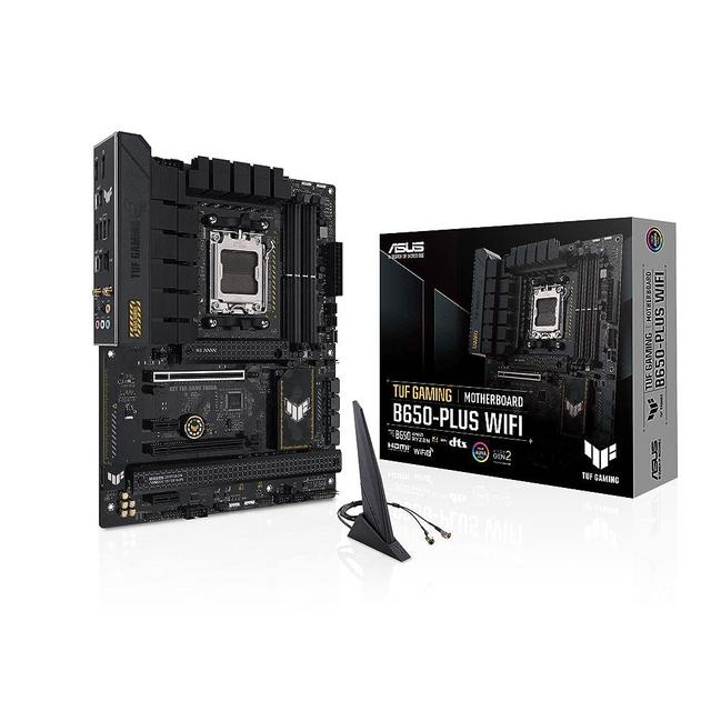 ASUS TUF Gaming B650-PLUS WiFi Socket AM5 (LGA 1718) Ryzen 7000 ATX Gaming Motherboard(14 Power Stages, PCIe® 5.0 M.2 Support, DDR5 Memory, 2.5 Gb Ethernet, WiFi 6, USB4® Support and Aura Sync)