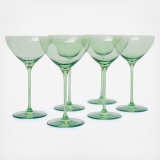 Estelle Martini Glass, Set of 6