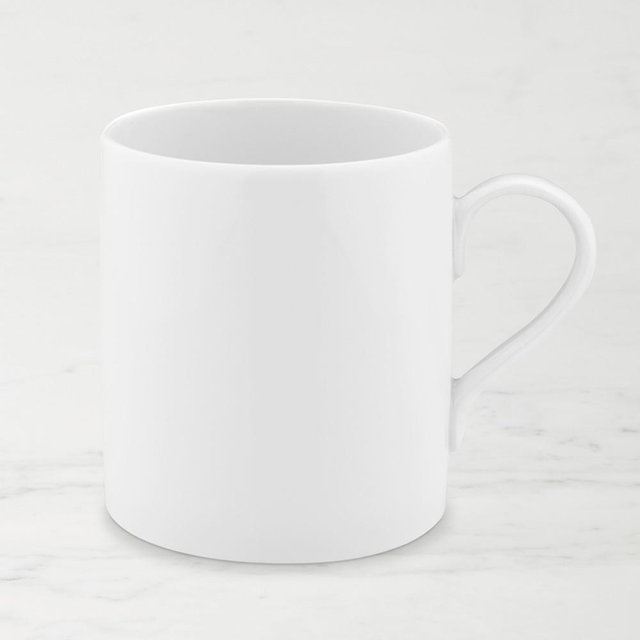 Apilco Tuilleries Porcelain Mugs, Set of 8