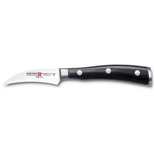 Wusthof Classic Ikon 2-3/4-Inch Bird's Beak Peeling Knife, Black