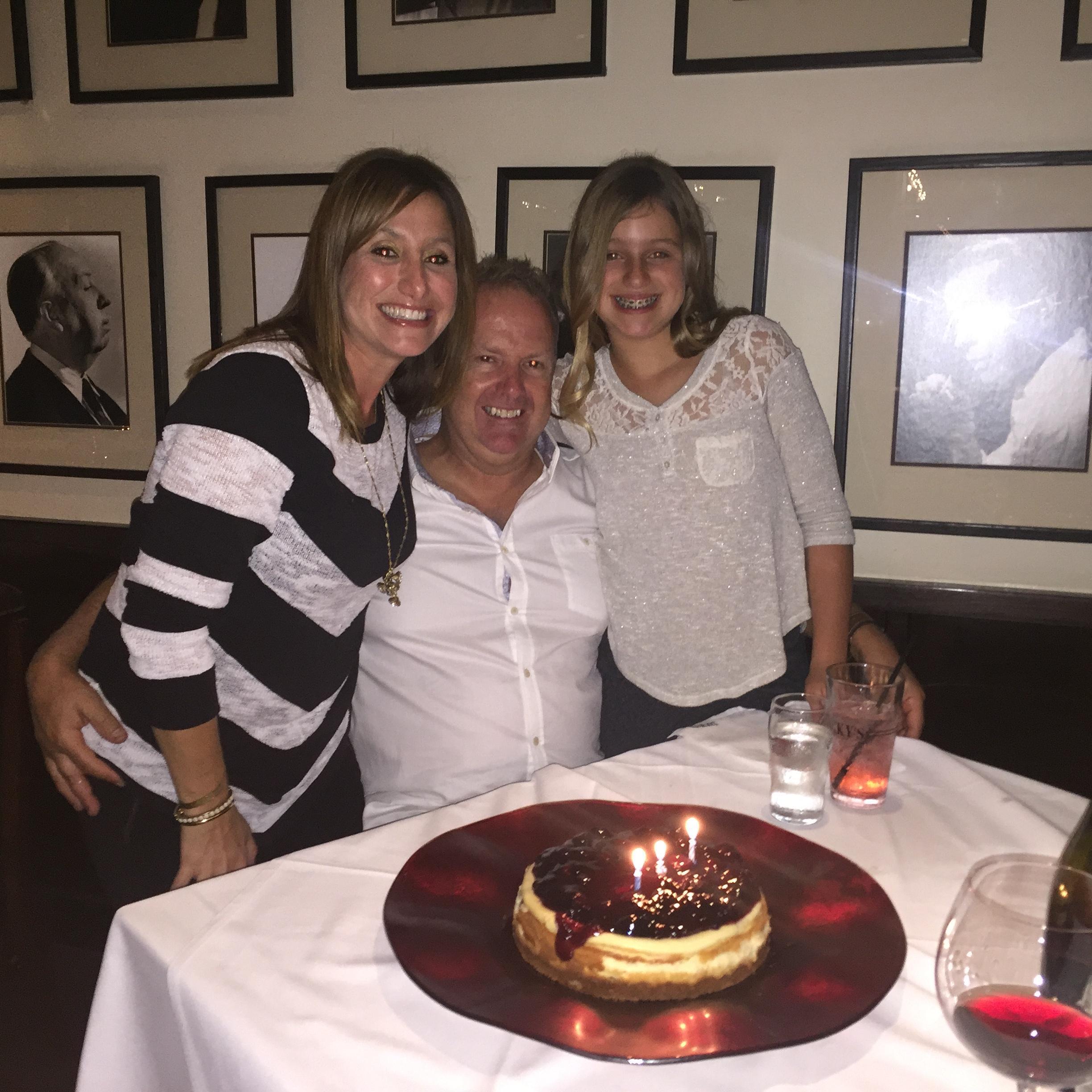 Joey's birthday dinner