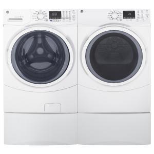 7.5 cu. ft. Capacity Front Load Gas Dryer with Steam in White