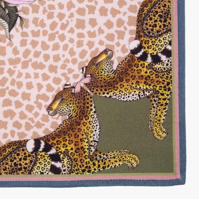 Stone Leopard Lily Napkins (Set of 2)