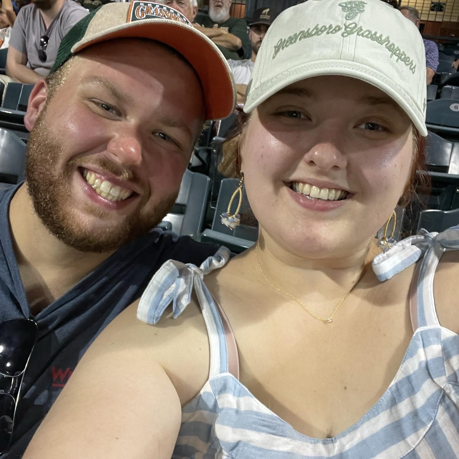 His first ever Grasshoppers Game AND the first time he ever tried dippin' dots!