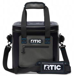 Ultra-Tough Soft Cooler, 12 can, Blue / Grey | RTIC