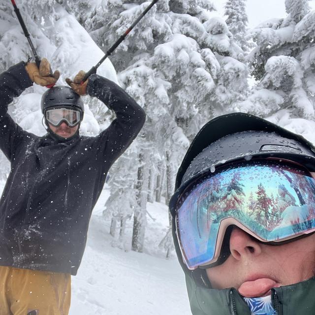 Ski guide for the day