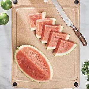 Epicurean All-in-One 19.5" × 14.5" Cutting Board in Natural