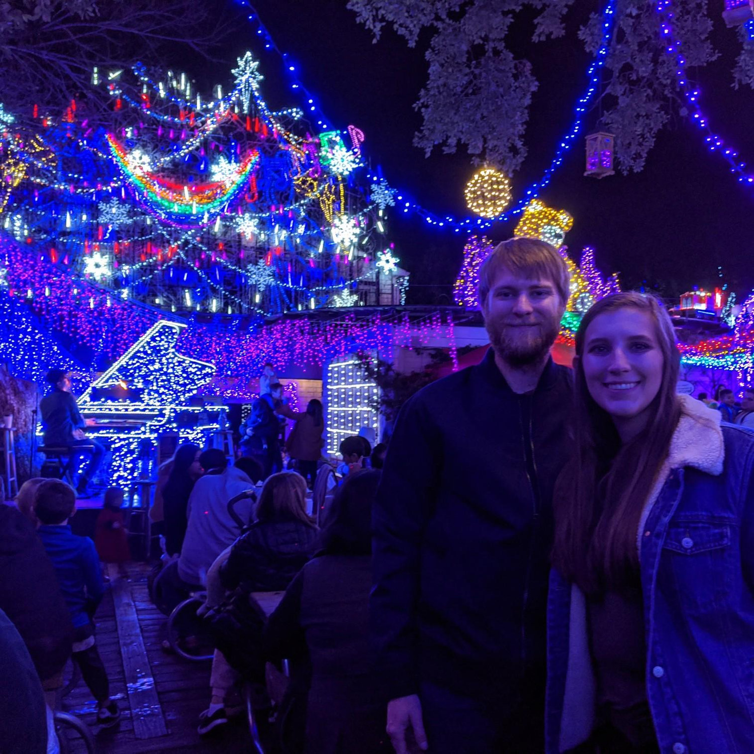 At Mozart's light show-- December 2019