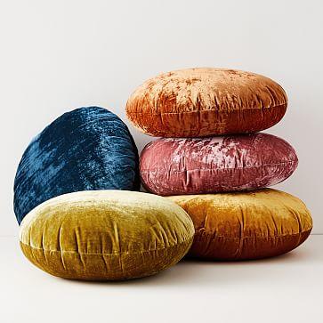 Round Lush Velvet Pillows