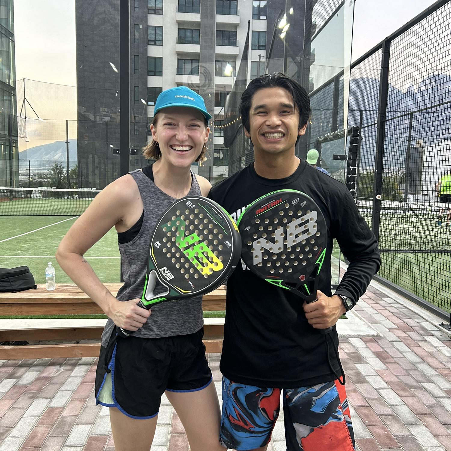 We’ve loved picking up padel while living here in Mexico