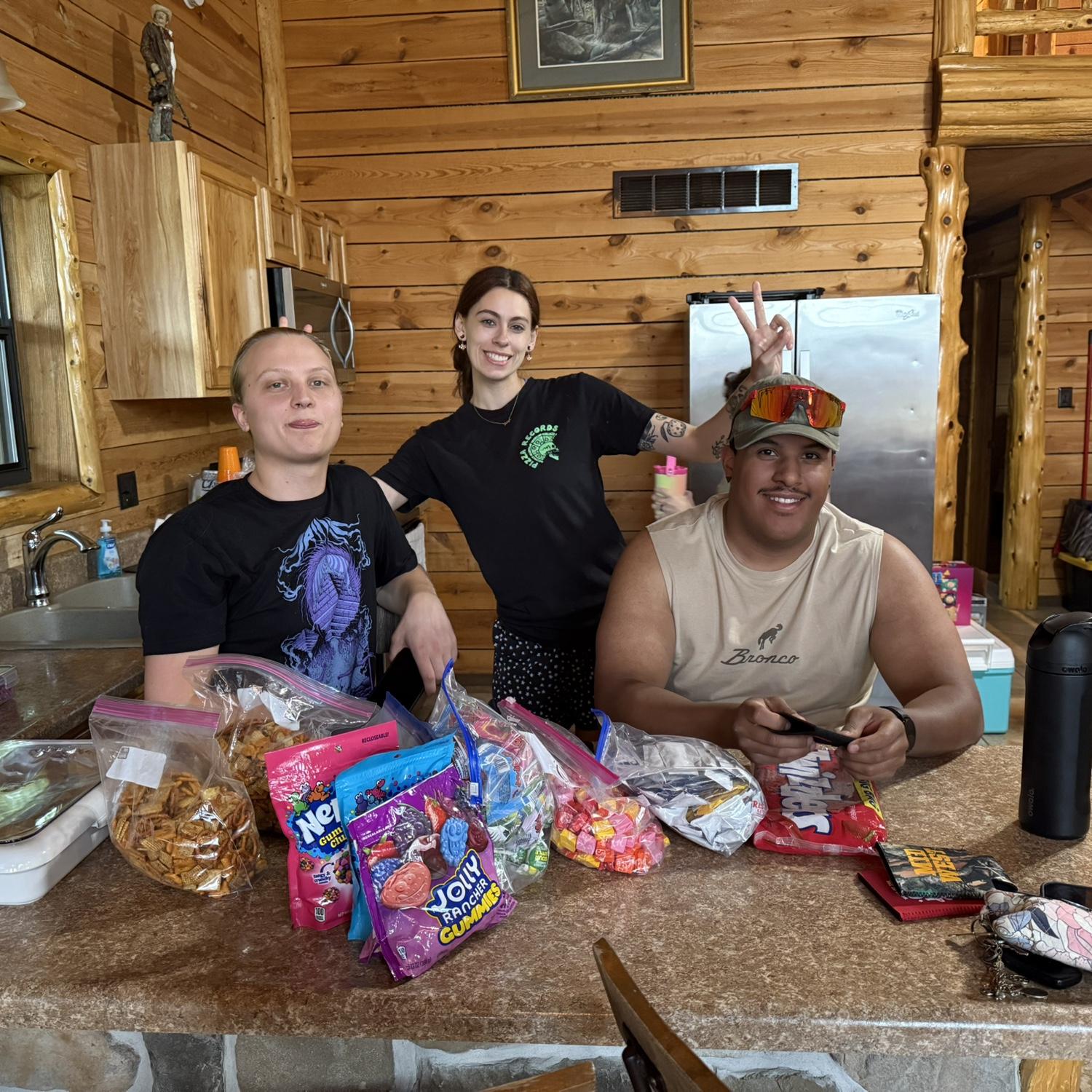 Brought Bromar along on the float trip