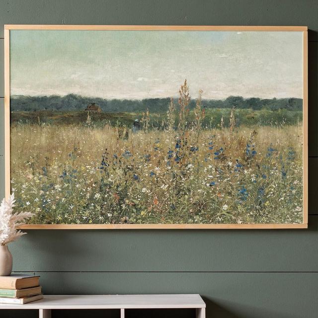 Vintage Wildflower Field Wall Art | Field...
