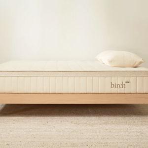 Birch King Luxe Natural Mattress + Plush Organic Mattress Topper