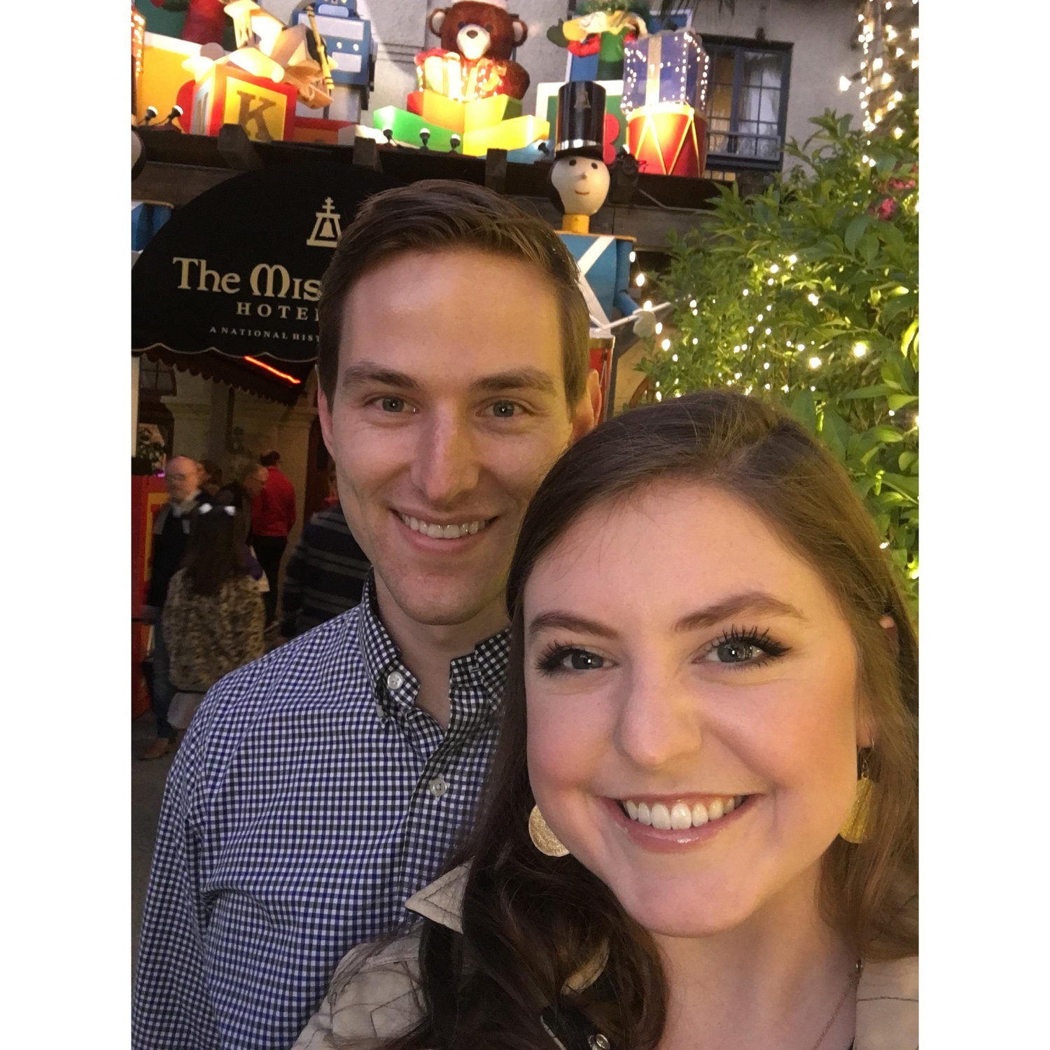 Matt's 2nd Christmas in California.