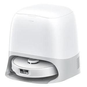 Roborock - Qrevo Curv Wi-Fi Connected Robot Vacuum and Mop with Dual Anti-Tangle System and 18,500 Pa Suction Power - White