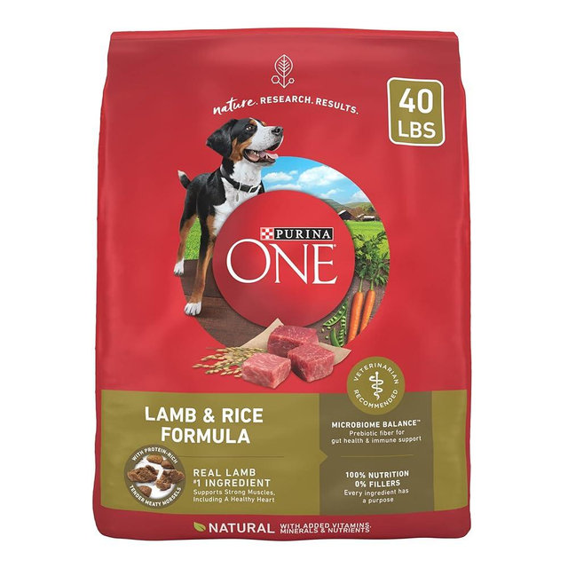 Purina ONE Dry Dog Food Lamb and Rice Formula - 40 lb. Bag