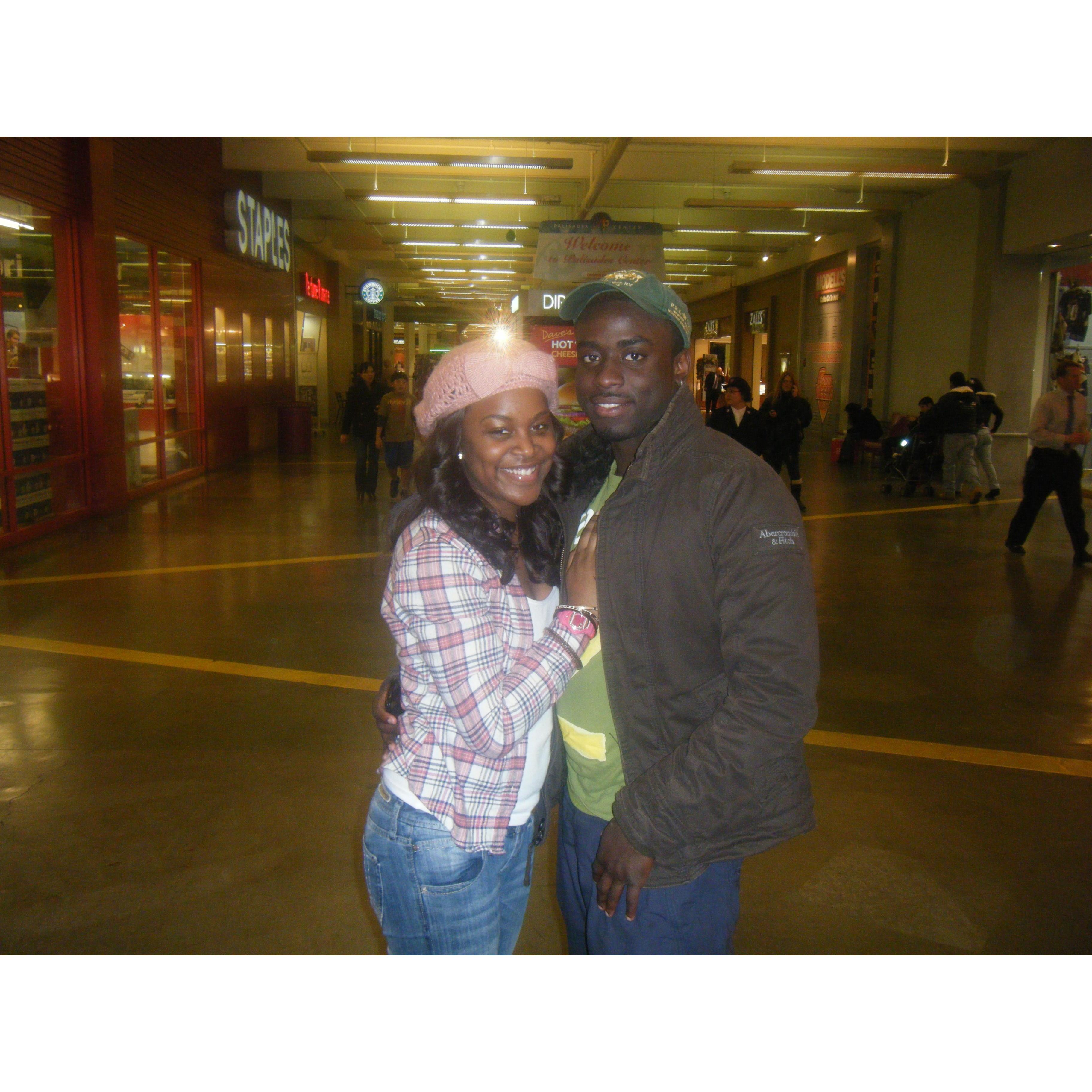 Palisades Mall in Nyack, NY 2011 

We were babies!