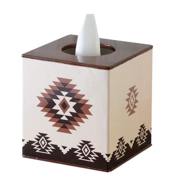 Rod's Casa Del Sol Southwest Diamond Tissue Box Cube